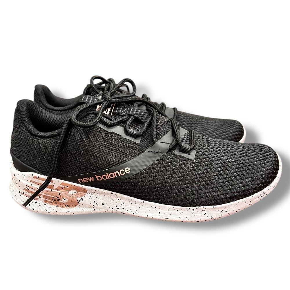New Balance District Run Womens Size 8.5 Black Athletic Running Shoes Sneakers